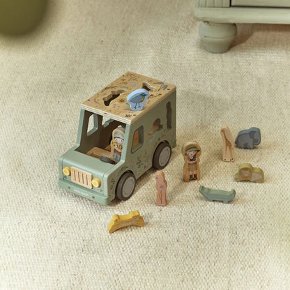 LITTLE DUTCH | SHAPE SORTER SAFARI CAR