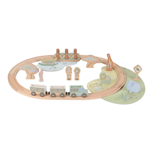 LITTLE DUTCH | WOODEN TRAIN SET