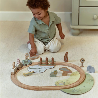LITTLE DUTCH | WOODEN TRAIN SET