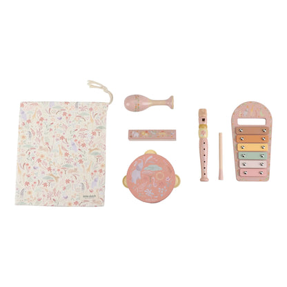 LITTLE DUTCH | SAFARI FRIENDS | MUSIC SET PINK
