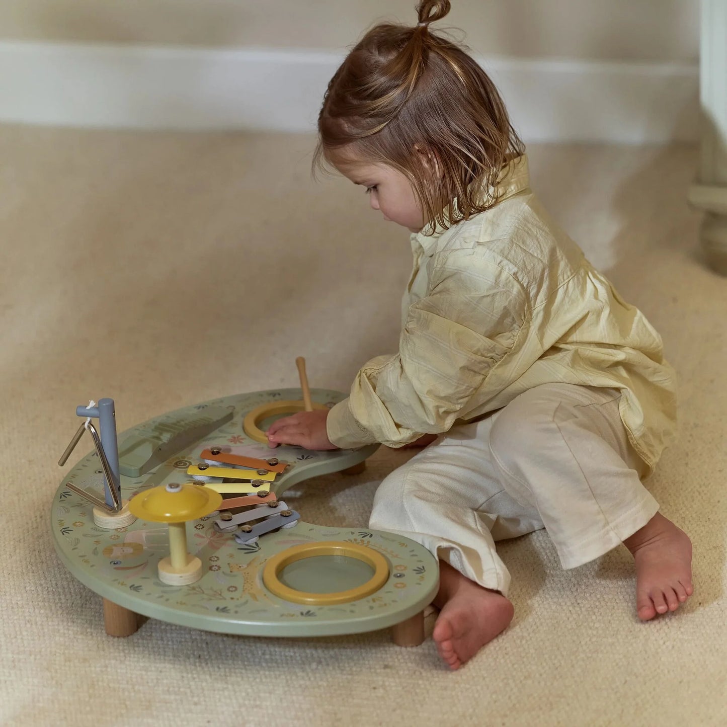 LITTLE DUTCH | SAFARI FRIENDS | WOODEN MUSIC TABLE