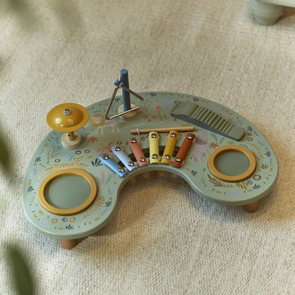 LITTLE DUTCH | SAFARI FRIENDS | WOODEN MUSIC TABLE