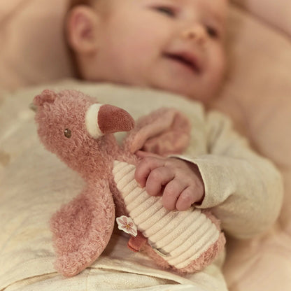 LITTLE DUTCH SQUEAKER WITH RATTLE | FLAMINGO
