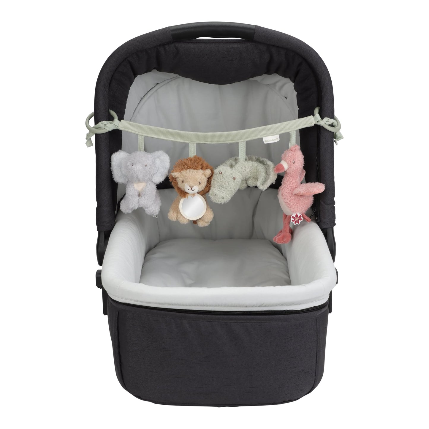 LITTLE DUTCH STROLLER TOY CHAIN | SAFARI FRIENDS