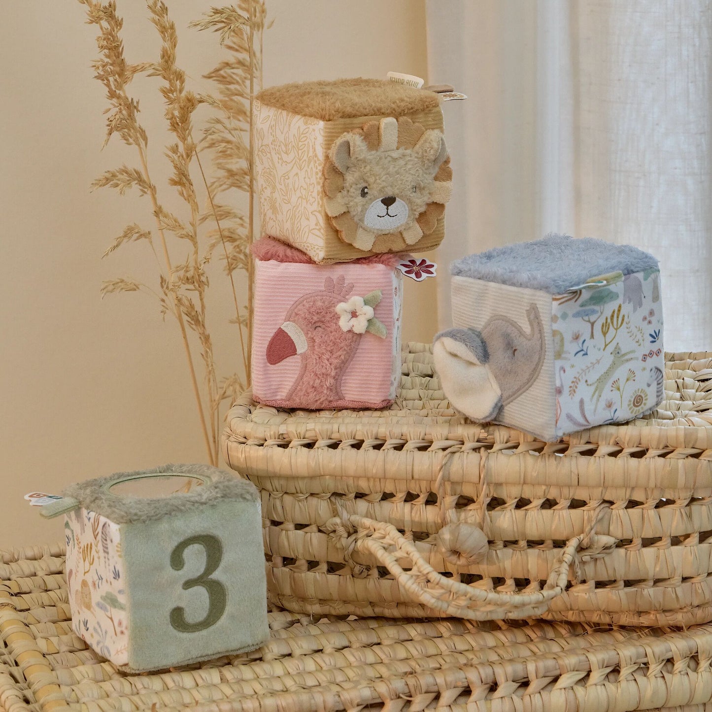 LITTLE DUTCH SOFT ACTIVITY BLOCK SET | SAFARI FRIENDS