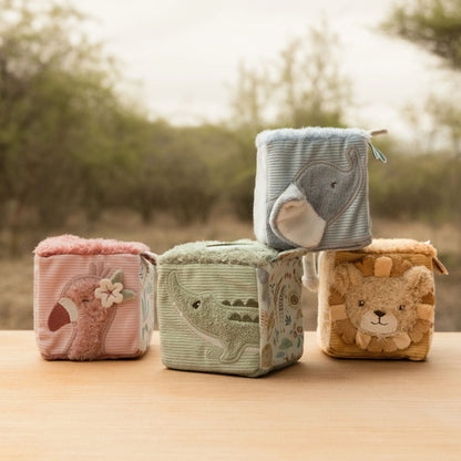 LITTLE DUTCH SOFT ACTIVITY BLOCK SET | SAFARI FRIENDS