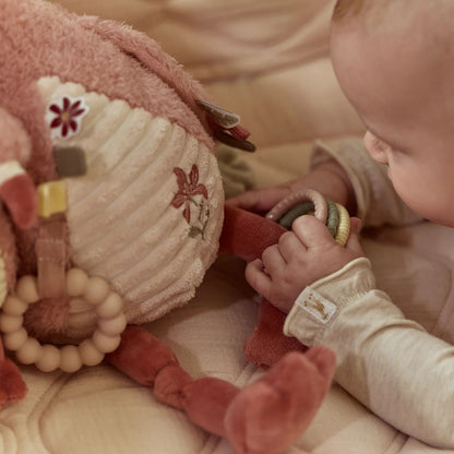 LITTLE DUTCH ACTIVITY CUDDLE TOY | FLAMINGO