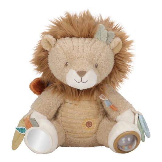 LITTLE DUTCH ACTIVITY CUDDLE TOY | LION SAFARI FRIENDS