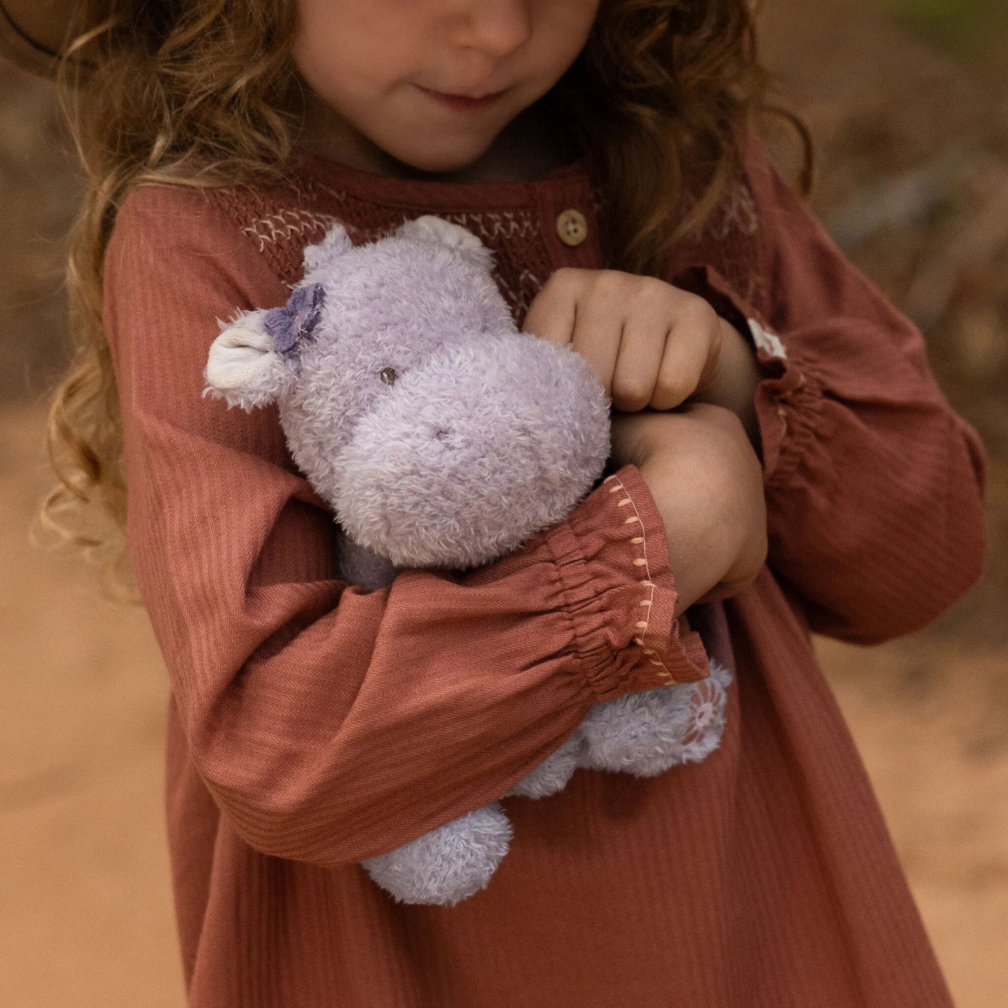 LITTLE DUTCH SOFT PLUSH CUDDLE TOY | HIPPO SAFARI FRIENDS