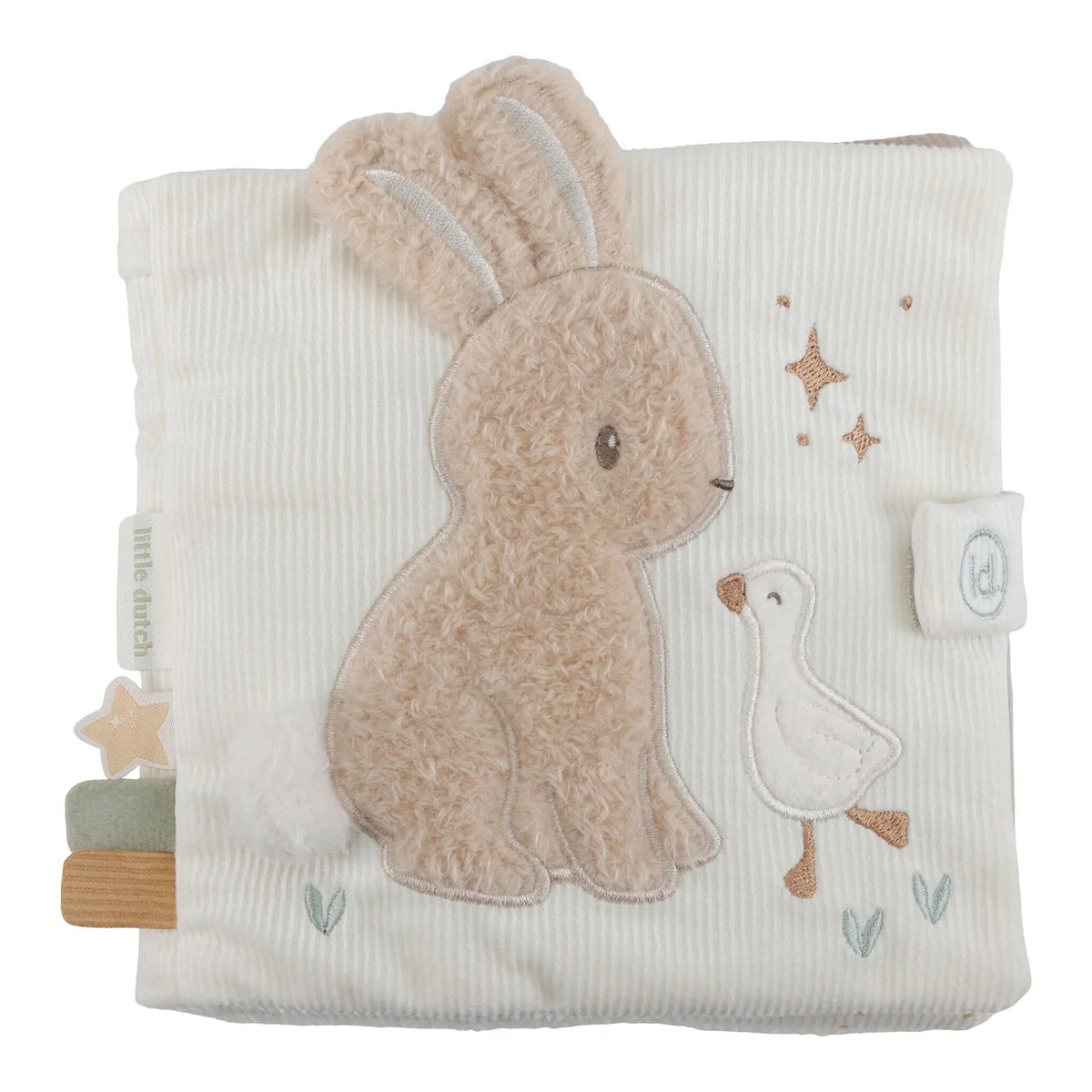 LITTLE DUTCH SOFT PLUSH ACTIVITY BOOK | NEWBORN NEUTRALS