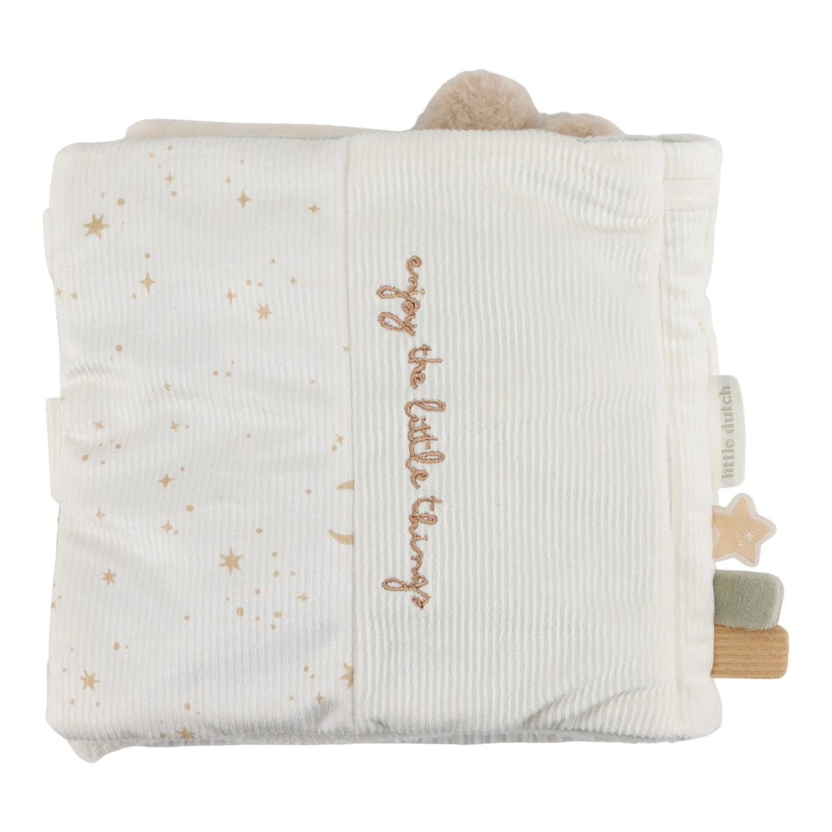 LITTLE DUTCH SOFT PLUSH ACTIVITY BOOK | NEWBORN NEUTRALS