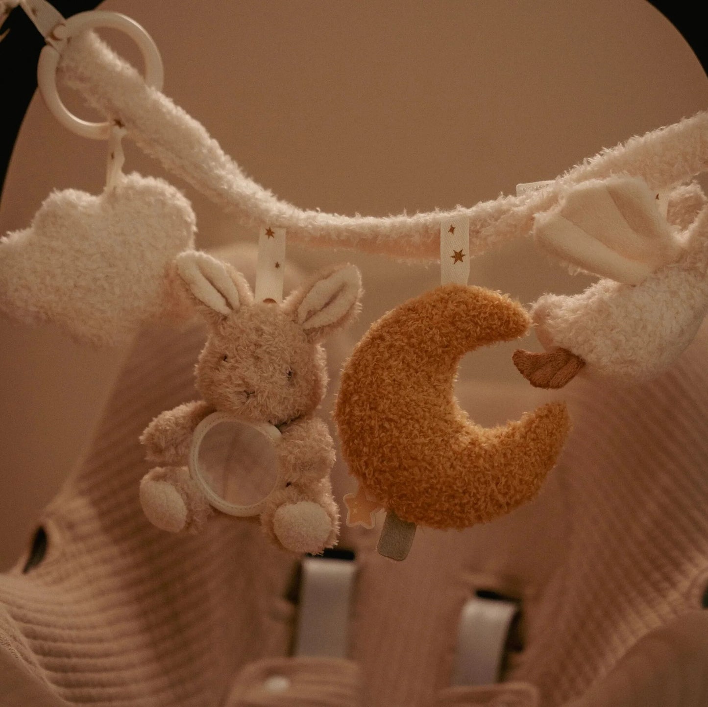 LITTLE DUTCH STROLLER TOY CHAIN | NEWBORN NEUTRALS