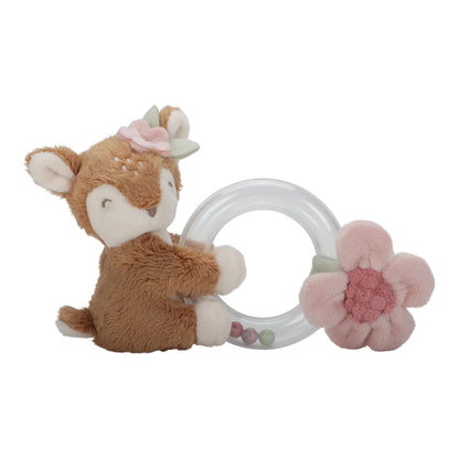 Little Dutch Flower Garden Ring Rattle - Deer