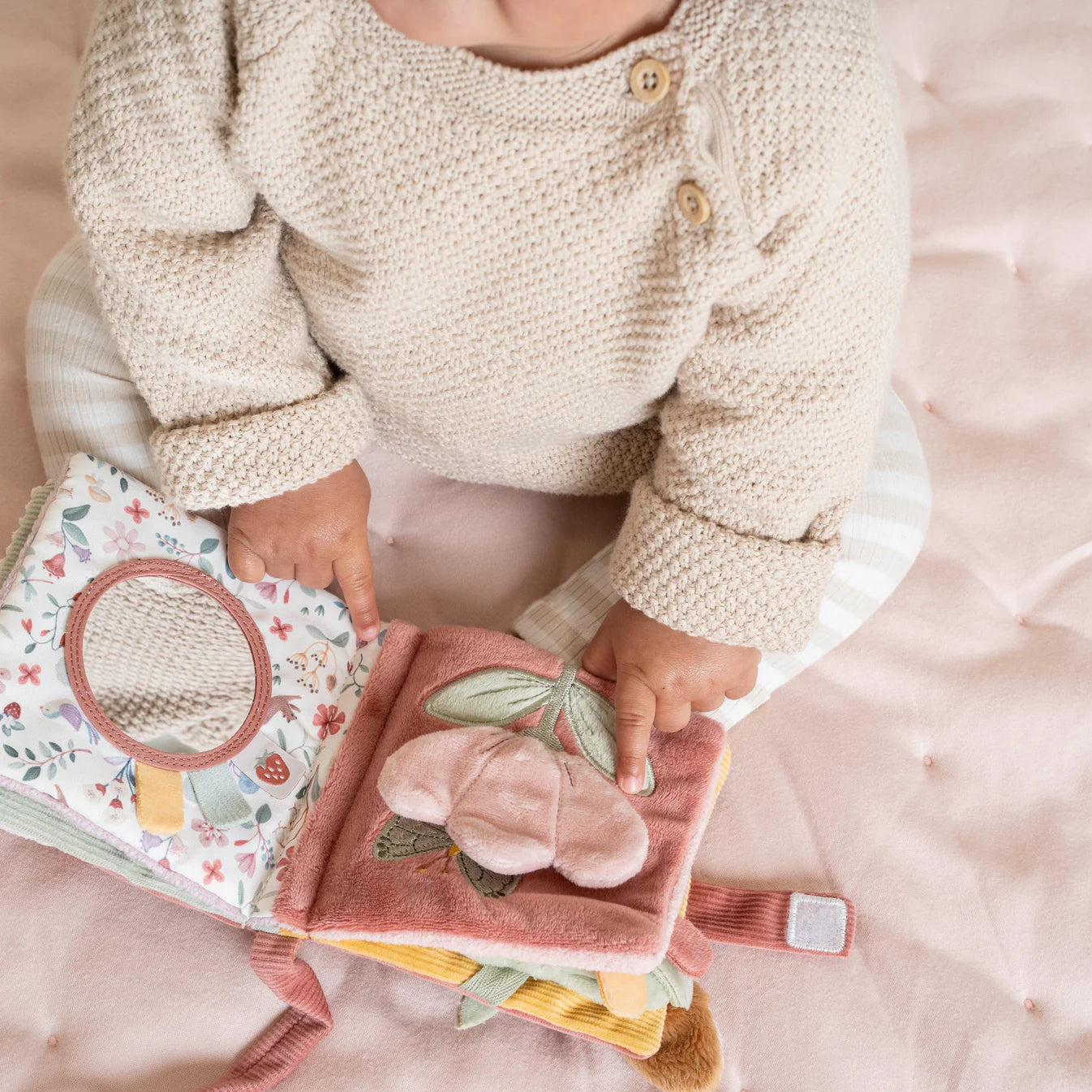 LITTLE DUTCH SOFT PRAM ACTIVITY BOOK | FAIRY GARDEN - Angus & Dudley Collections