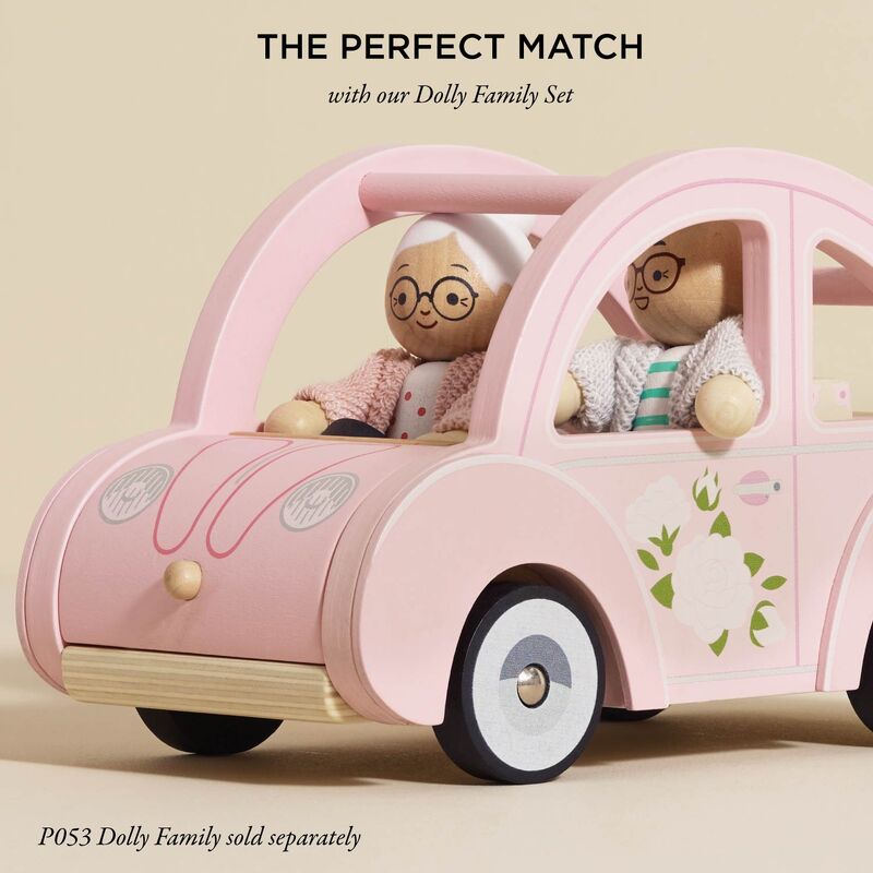 LE TOY VAN | SOPHIES WOODEN PINK CAR