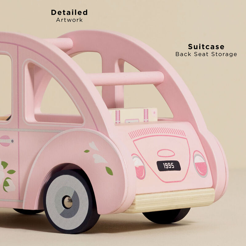 LE TOY VAN | SOPHIES WOODEN PINK CAR