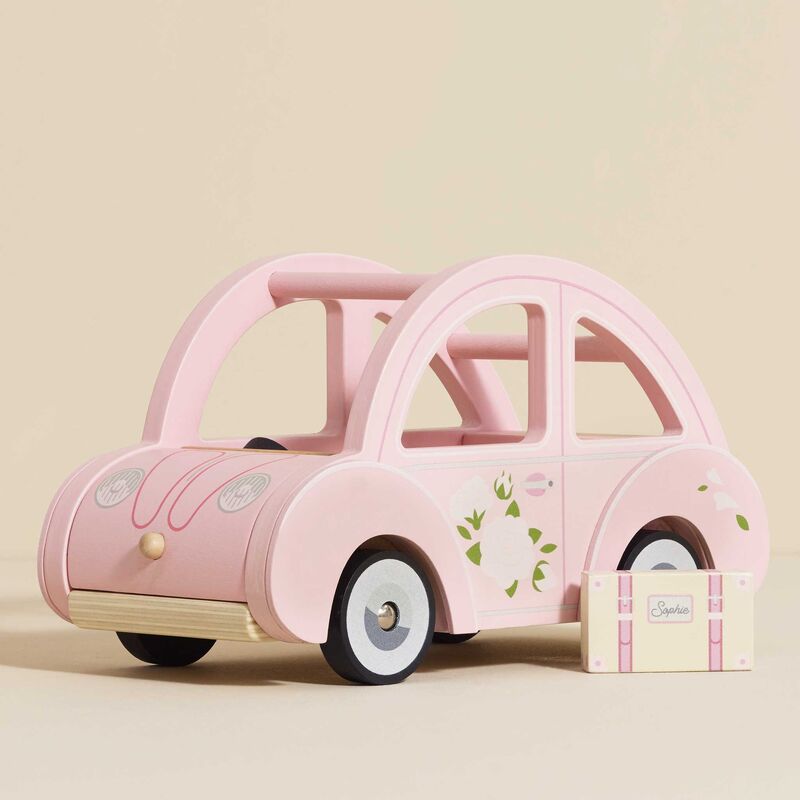 LE TOY VAN | SOPHIES WOODEN PINK CAR