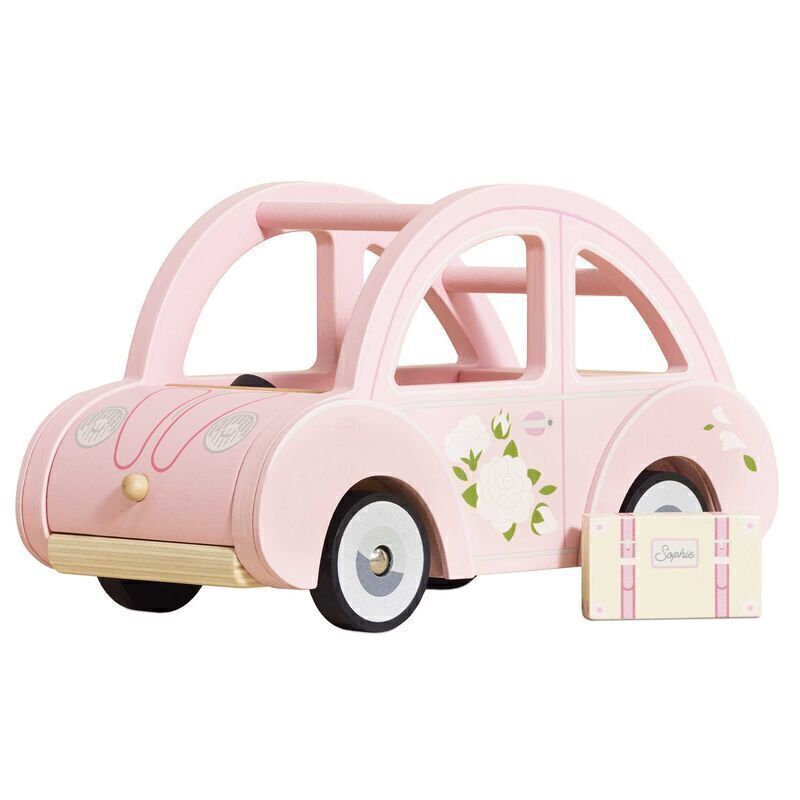 LE TOY VAN | SOPHIES WOODEN PINK CAR
