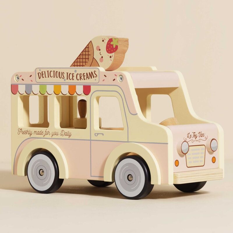 LE TOY VAN WOODEN ICE CREAM VAN