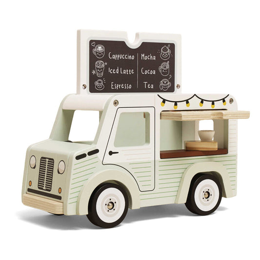LE TOY VAN WOODEN MOBILE COFFEE VAN