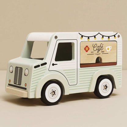 LE TOY VAN WOODEN MOBILE COFFEE VAN
