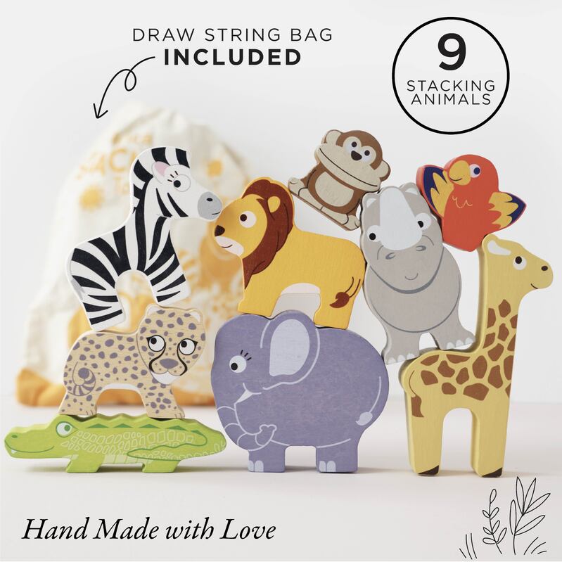 LE TOY VAN | STACKING ANIMALS | AFRICA