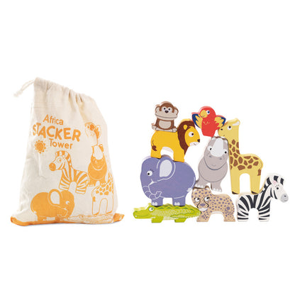 LE TOY VAN | STACKING ANIMALS | AFRICA