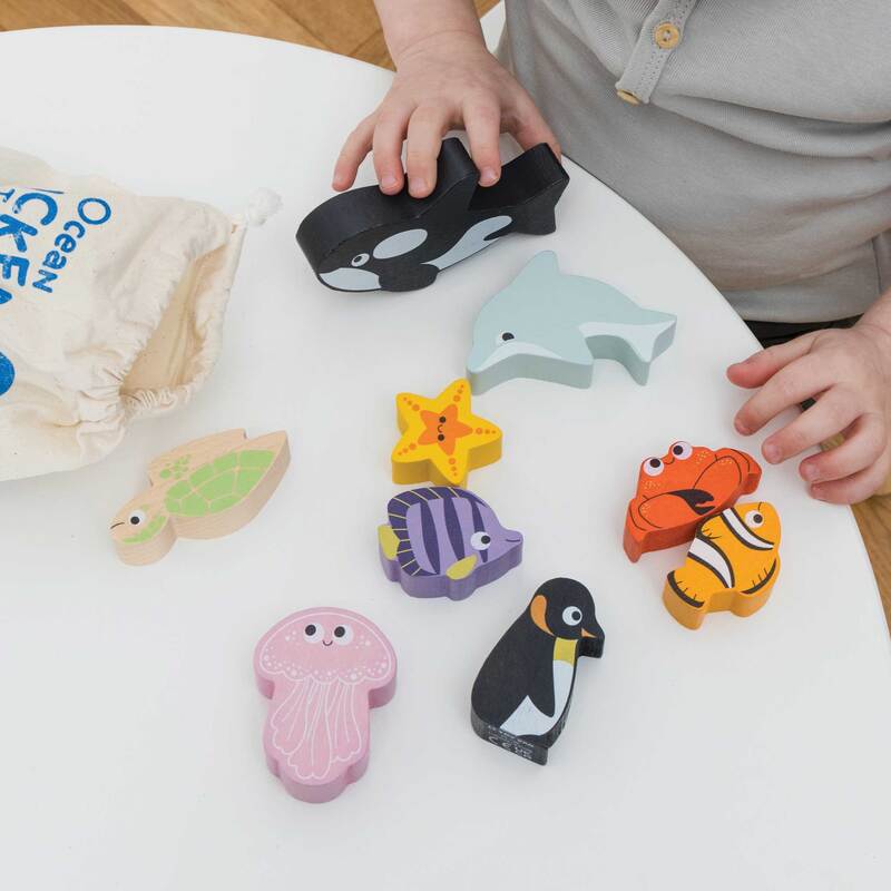 LE TOY VAN | STACKING ANIMALS | OCEAN LIFE