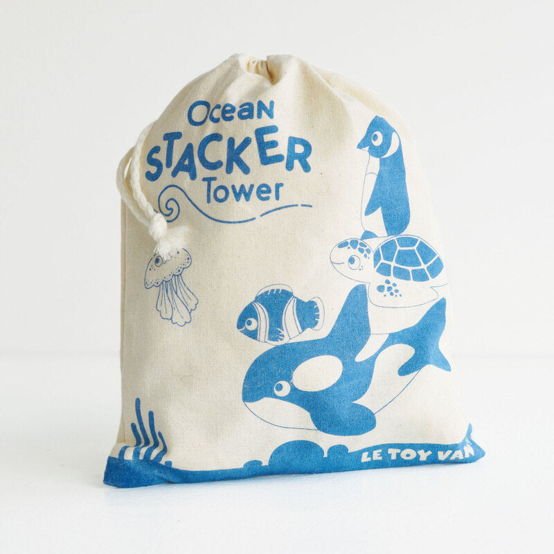 LE TOY VAN | STACKING ANIMALS | OCEAN LIFE