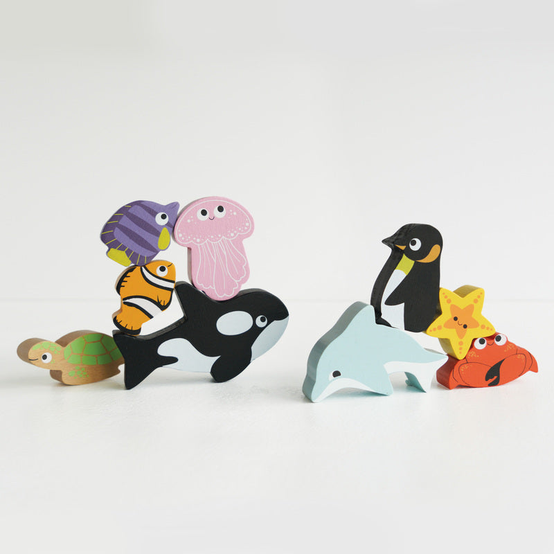 LE TOY VAN | STACKING ANIMALS | OCEAN LIFE