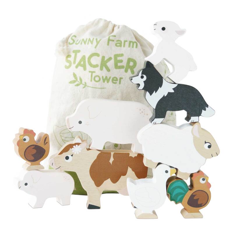 LE TOY VAN | STACKING ANIMALS | FARMYARD