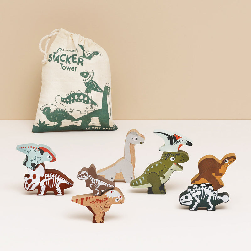 LE TOY VAN | STACKING ANIMALS | JURASSIC DINOSAURS
