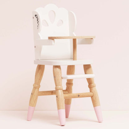 LE TOY VAN WOODEN DOLL'S HIGHCHAIR
