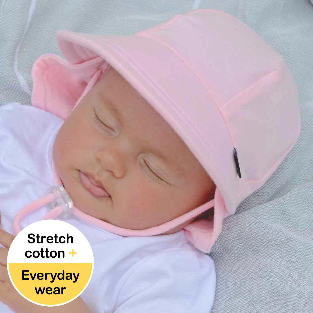 BEDHEAD BABY LEGIONNAIRE FLAP SUNHAT | BLUSH