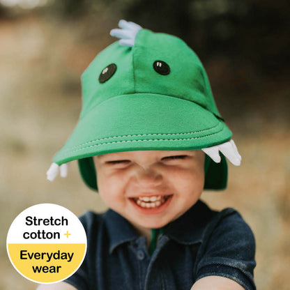 BEDHEAD BABY LEGIONNAIRE FLAP SUNHAT | DINOSAUR GREEN