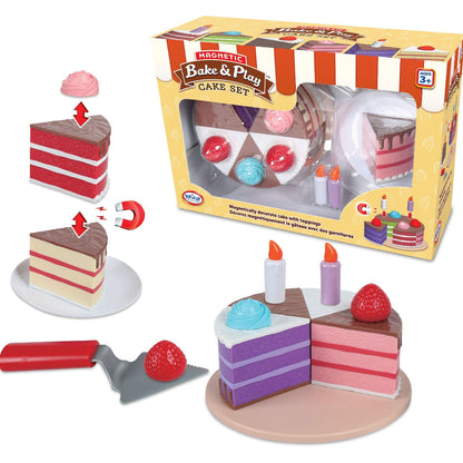 MAGNETIC BAKE AND PLAY CAKE SET