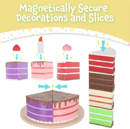 MAGNETIC BAKE AND PLAY CAKE SET