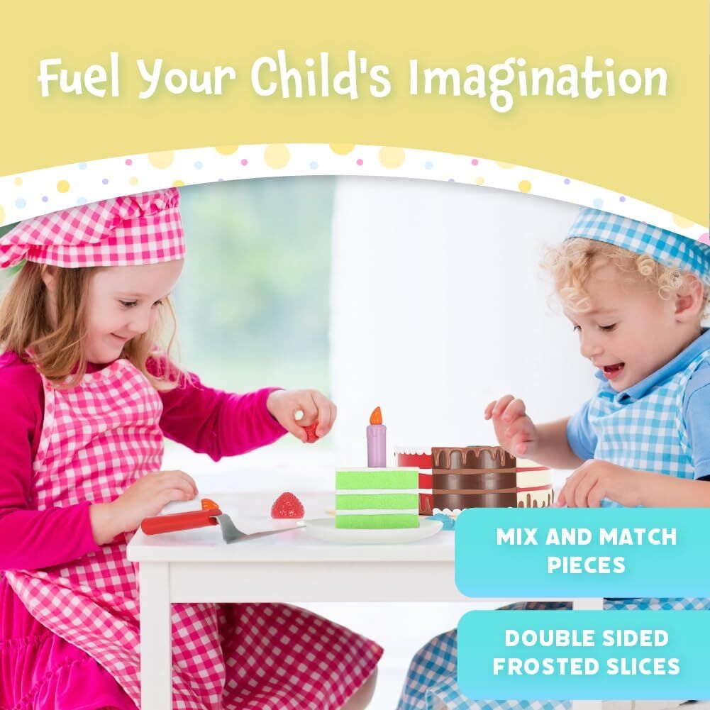 MAGNETIC BAKE AND PLAY CAKE SET
