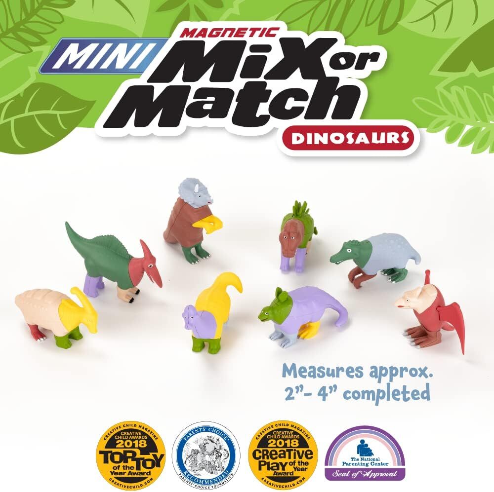 Mini Mix or Match Magnetic Deluxe | Dinosaurs