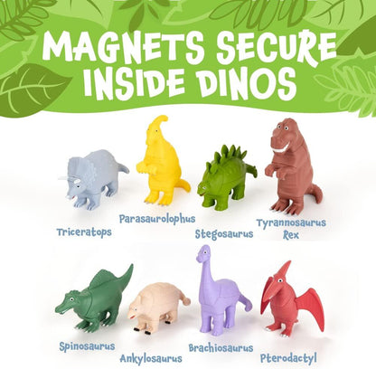 Mini Mix or Match Magnetic Deluxe | Dinosaurs