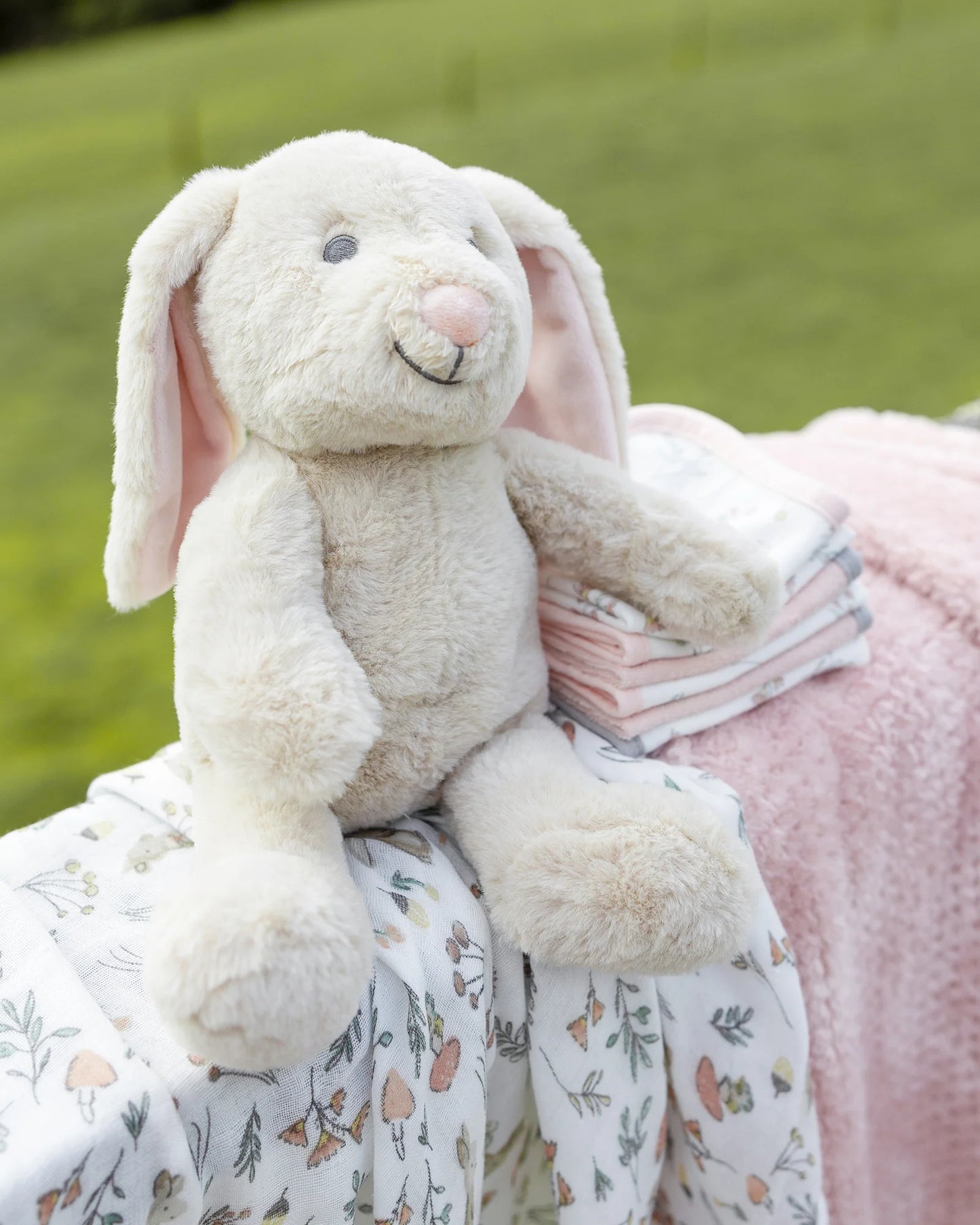 LITTLE LINEN BOXED BABY GIFT SET | HARVEST BUNNY