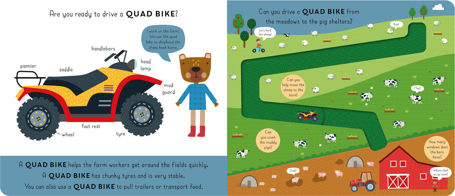 LITTLE JOURNEYS BOOK | FARMYARD