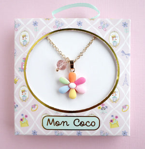 Mon Coco Necklace - Rainbow Petal