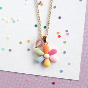 Mon Coco Necklace - Rainbow Petal