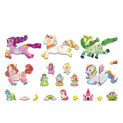 MIEREDU MAGNETIC TRAVEL BOX | UNICORNS