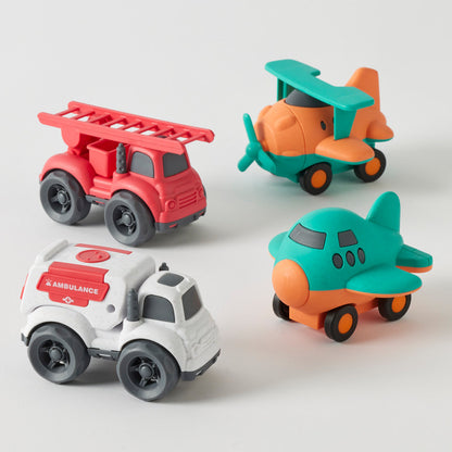 JIGGLE AND GIGGLE BIOPLASTIC CAR AND PLANE SET