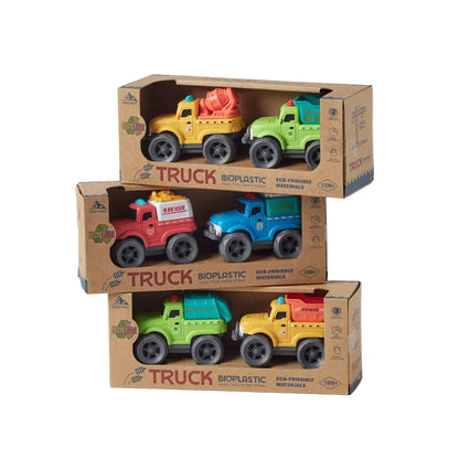 JIGGLE AND GIGGLE BIOPLASTIC UTILITY TRUCK SET