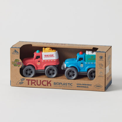 JIGGLE AND GIGGLE BIOPLASTIC UTILITY TRUCK SET