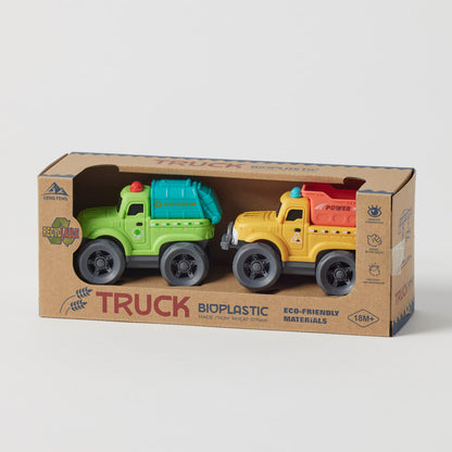 JIGGLE AND GIGGLE BIOPLASTIC UTILITY TRUCK SET
