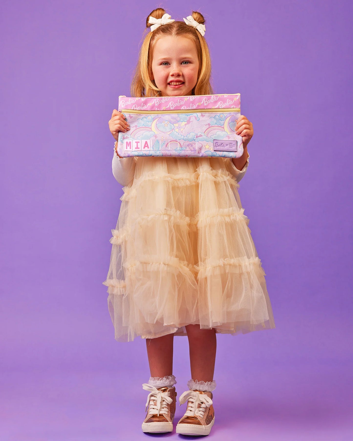 THE SOMEWHERE CO MINI ID PENCIL CASE | BARBIE UNICORN FANTASY